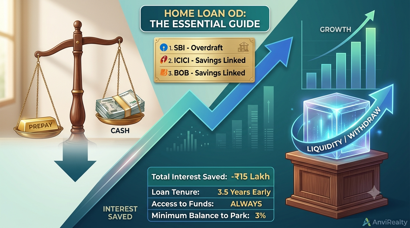 Home Loan Overdraft: Save Interest & Stay Liquid (SBI MaxGain etc.)