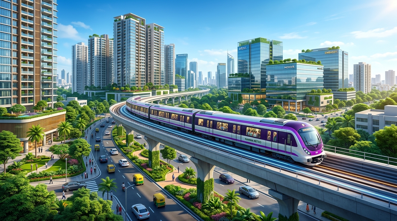 The Impact of the Namma Metro Phase 3 on Bengaluru Real Estate Market